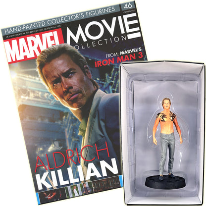 Marvel Movie Collection Figurines - 12cm Aldrich Killian 46 with Magazine
