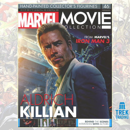 Marvel Movie Collection Figurines - 12cm Aldrich Killian 46 with Magazine