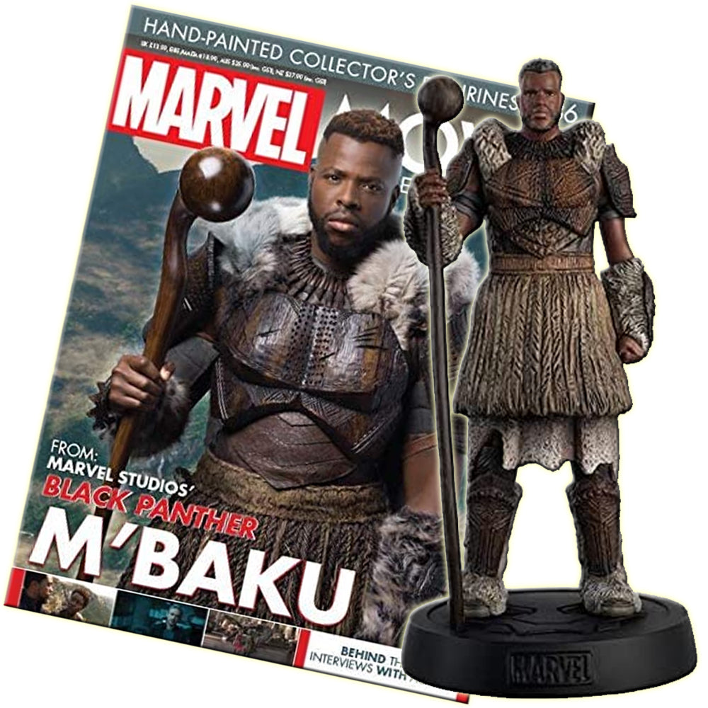 Marvel Movie Collection Figurines - M'Baku Black Panther 86 with Magazine