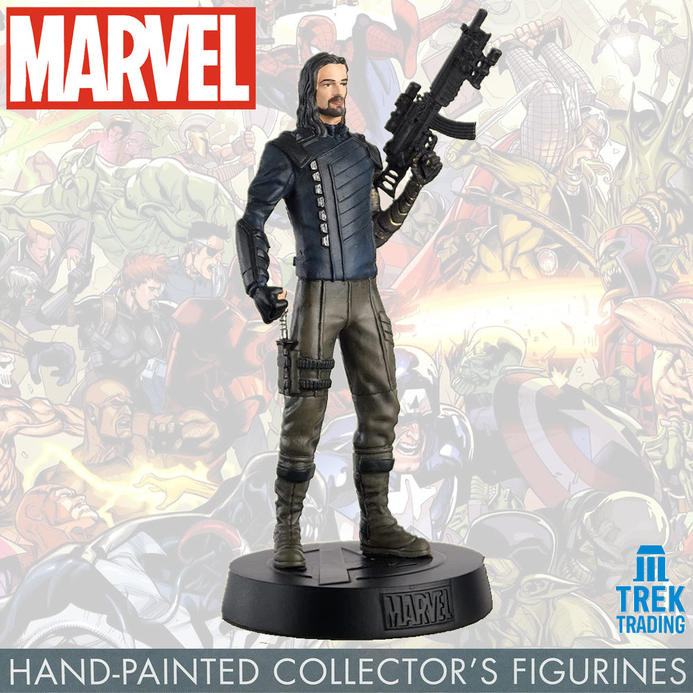 Marvel Movie Collection Figurines - Winter Soldier 96 Bucky Barnes with Magazine