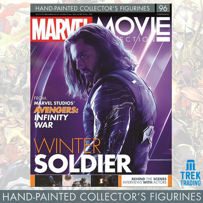 Marvel Movie Collection Figurines - Winter Soldier 96 Bucky Barnes with Magazine