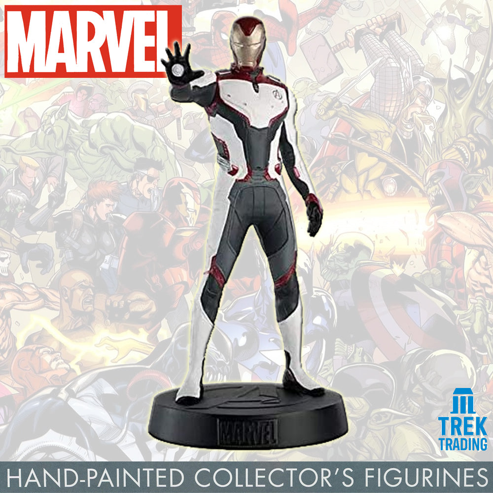 Marvel Movie Collection Figurines - Iron Man QR Suit (Team Suit) 105 with Magazine
