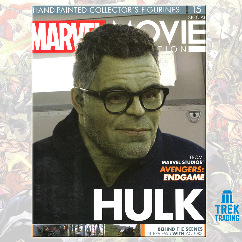 Marvel Movie Collection Figurines - 17cm Special 15 Hulk with Magazine