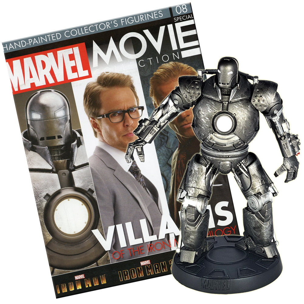 Marvel Movie Collection Eaglemoss Figurines - 17cm Special 08 Iron Monger with Magazine