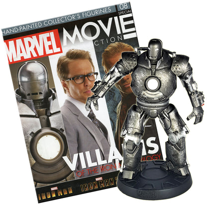 Marvel Movie Collection Eaglemoss Figurines - 17cm Special 08 Iron Monger with Magazine