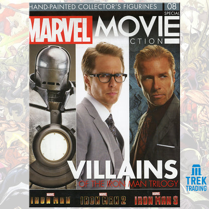 Marvel Movie Collection Eaglemoss Figurines - 17cm Special 08 Iron Monger with Magazine