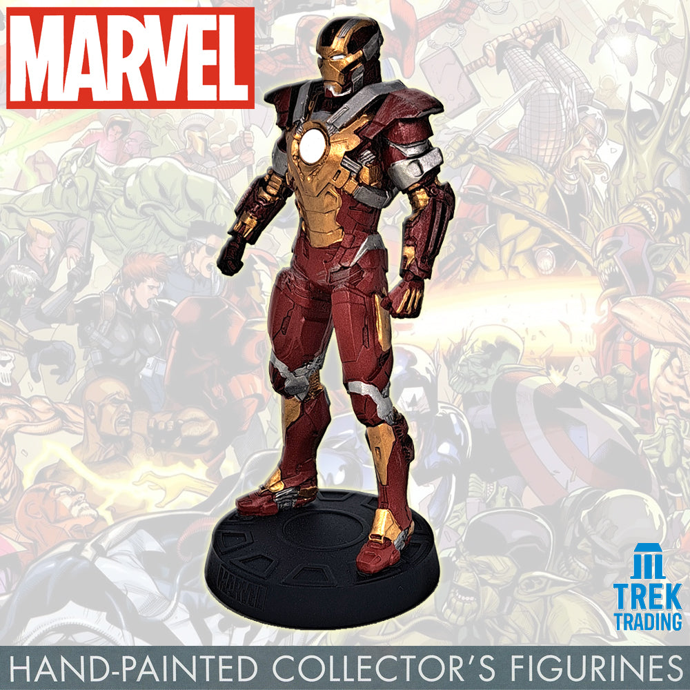 Marvel Movie Collection Figurines - 14cm Iron Man 3  Mark 17 02 with 8-Page Magazine