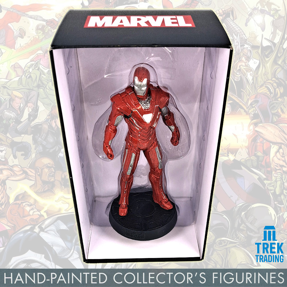 Marvel Movie Collection Figurines - 14cm Iron Man 08 Mark 33 with 8-Page Magazine
