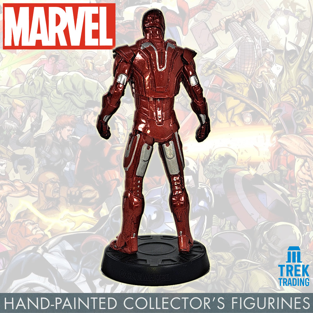 Marvel Movie Collection Figurines - 14cm Iron Man 08 Mark 33 with 8-Page Magazine