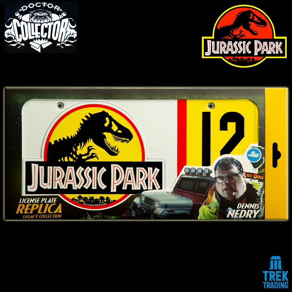 Jurassic Park - Dennis Nedry's Licence Plate