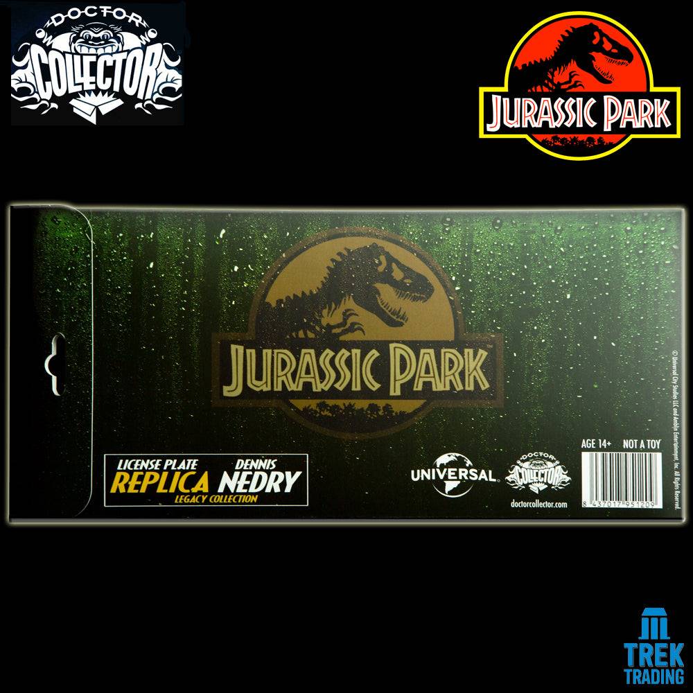 Jurassic Park - Dennis Nedry's Licence Plate