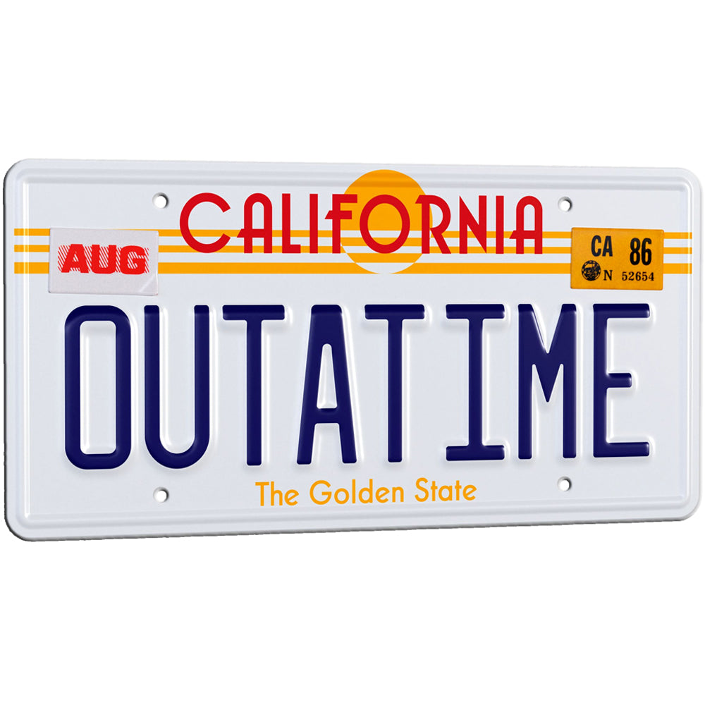 Back To The Future - "OUTATIME" Replica Licence Plate