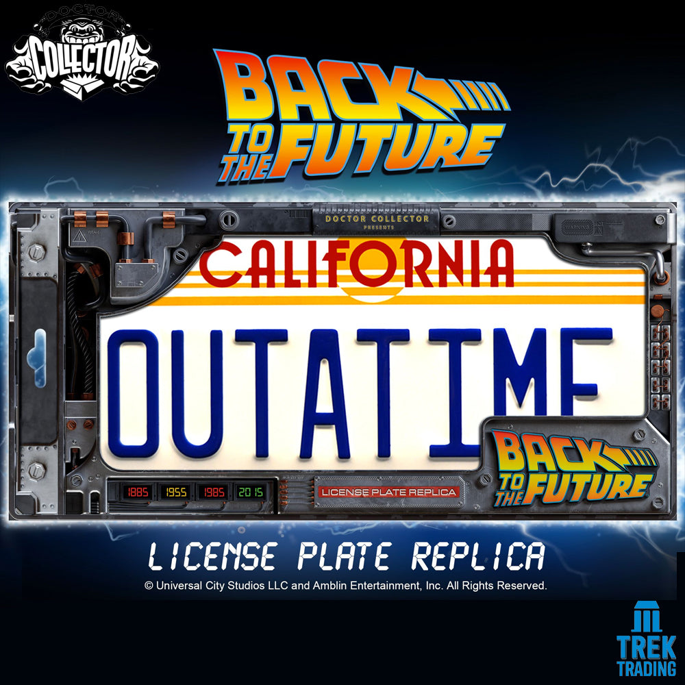 Back To The Future - "OUTATIME" Replica Licence Plate